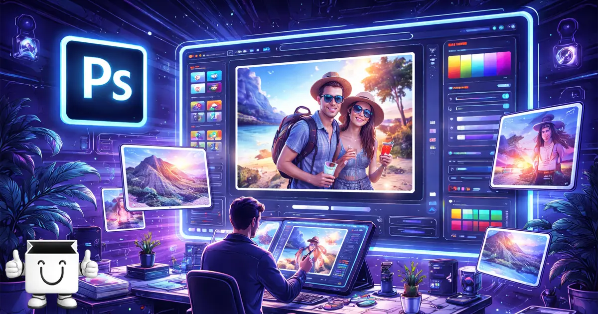 cara edit template foto custom psd