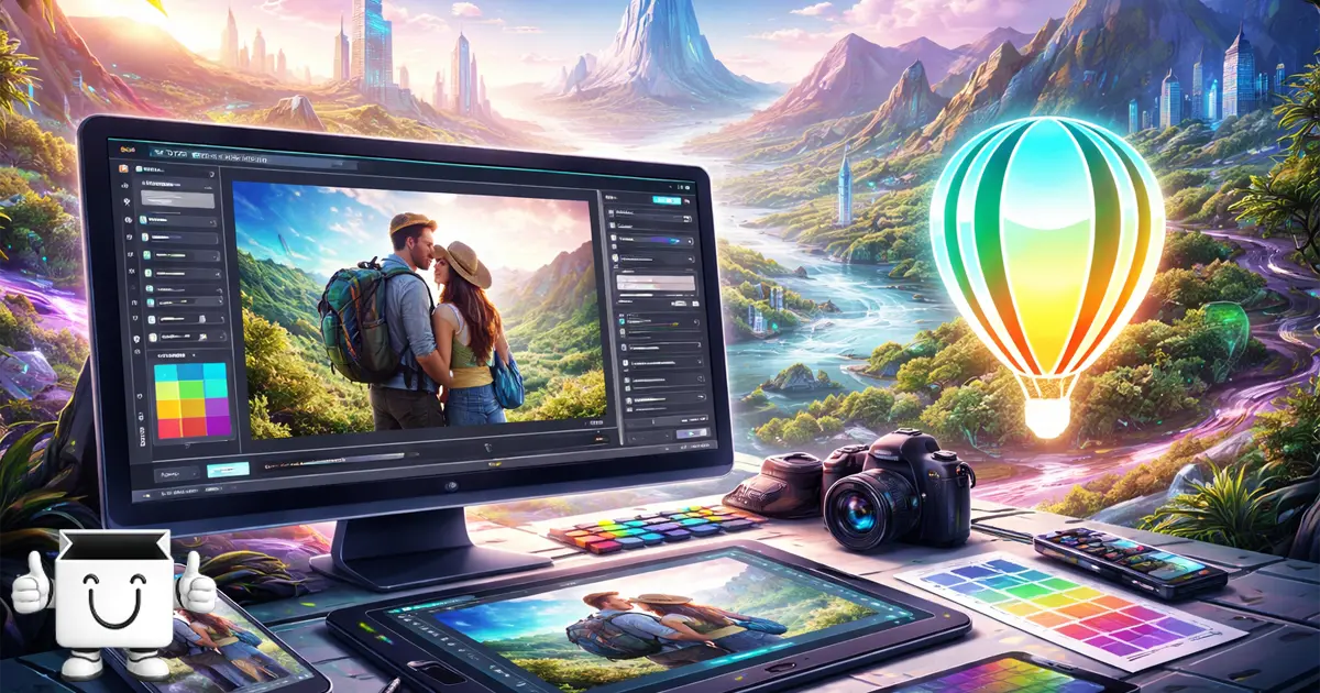 cara edit template foto custom cdr