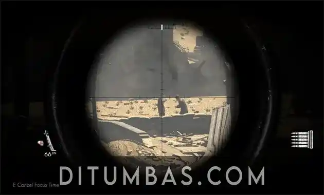 tampilan game sniper elite v2 remastered pc