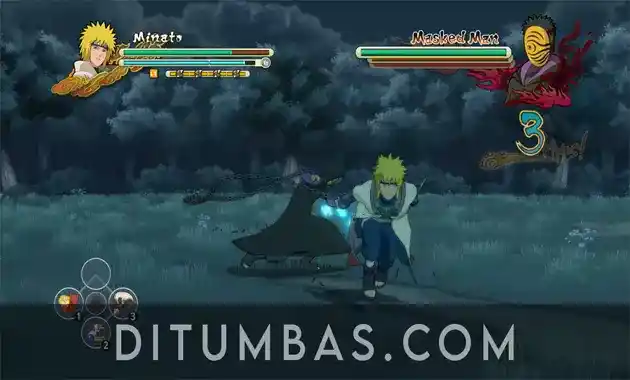 tampilan naruto shippuden ultimate ninja storm 3 pc