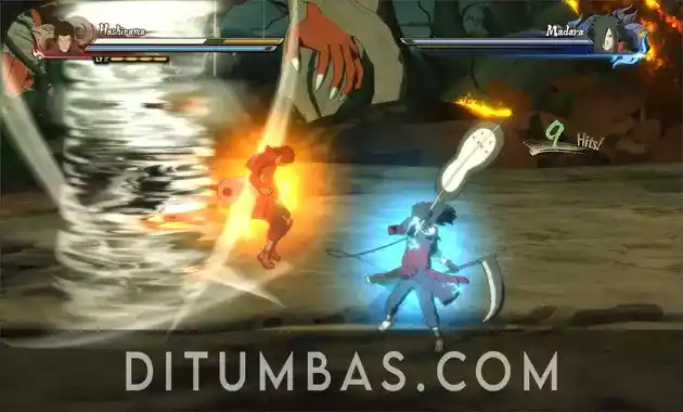 tampilan naruto shippuden ultimate ninja storm 4 pc