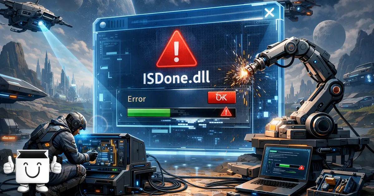 cara mengatasi isdone.dll