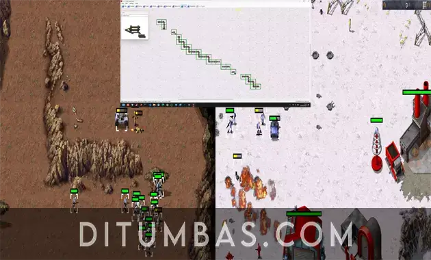 tampilan command & conquer remastered collection pc