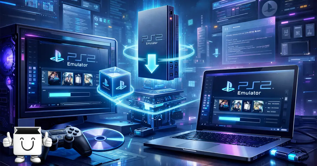 cara install emulator ps2