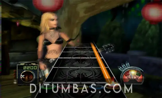 tampilan guitar hero 3 legends of rock ps2 di pc