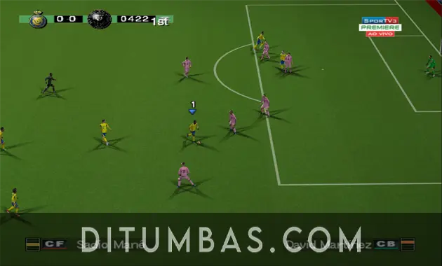 tampilan winning eleven 2025 ps2