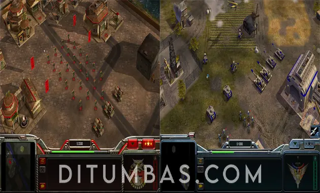 tampilan command & conquer generals deluxe edition pc